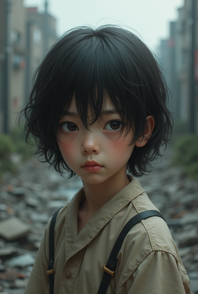 hiroshima child with sad look format 16:9