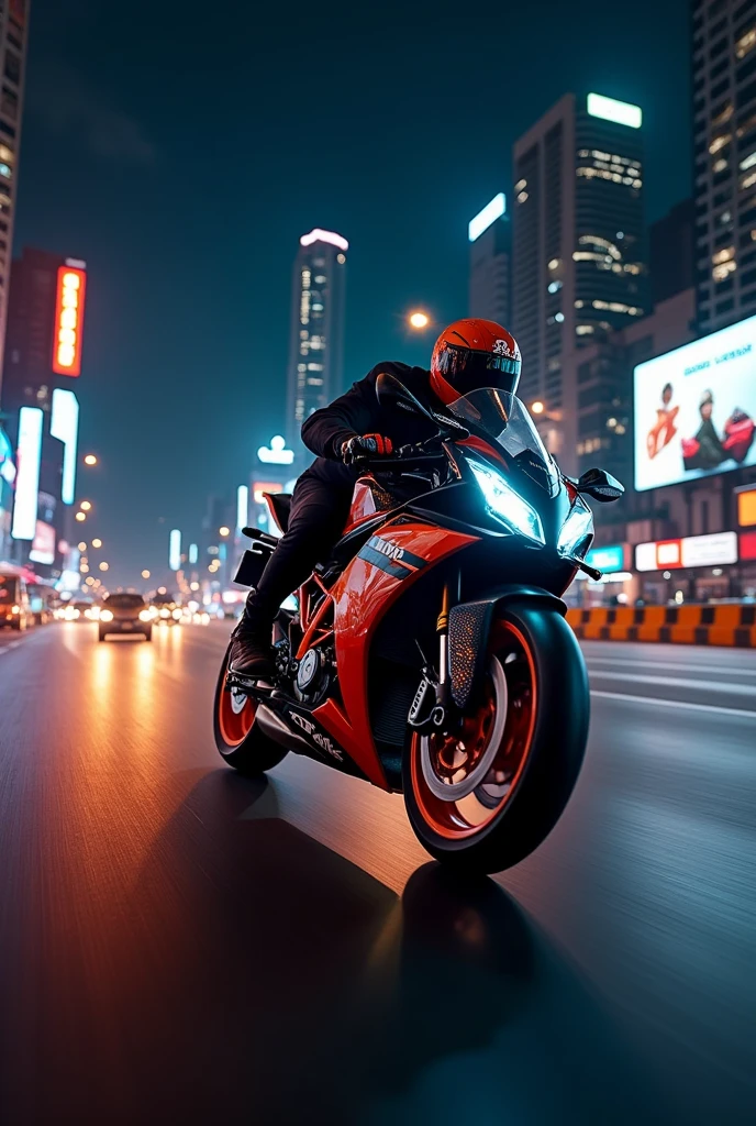 Ktm bike mumbai city night
