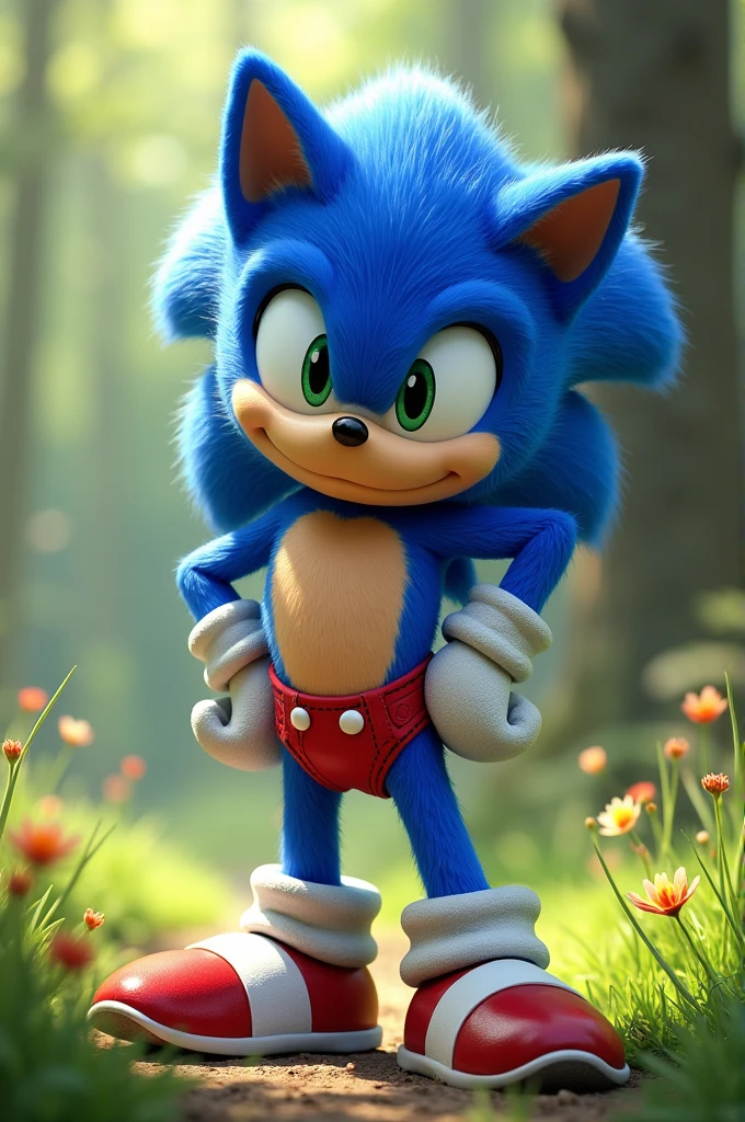 Sonic in panties