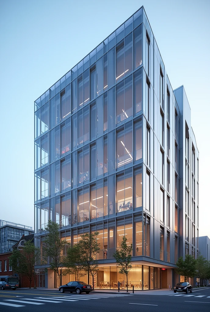 double skin facade architecture
, high quality rendering