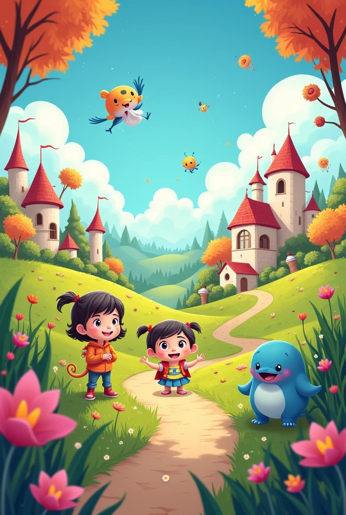 Beautiful cartoon