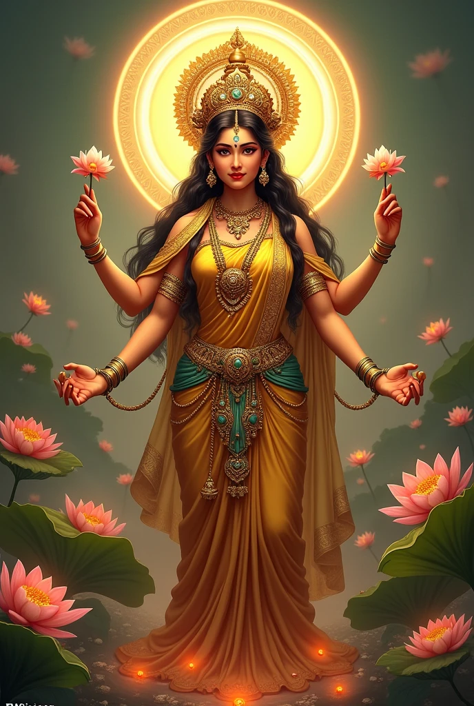 Hindu god of lakshmi