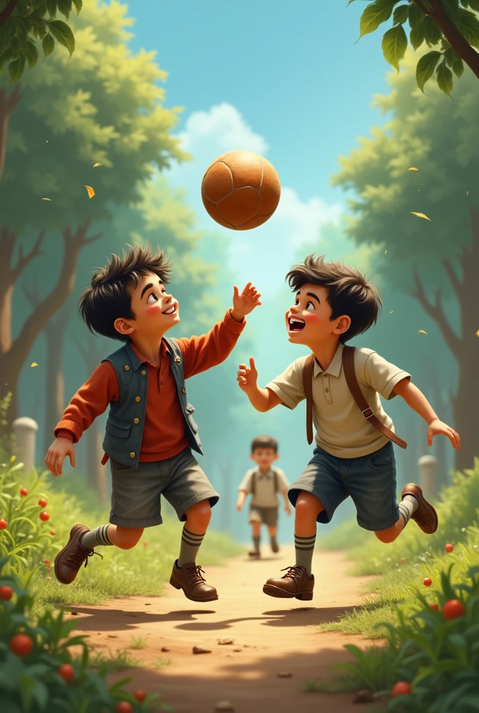 Getúlio Vargas and Stalin playing ball in childhood