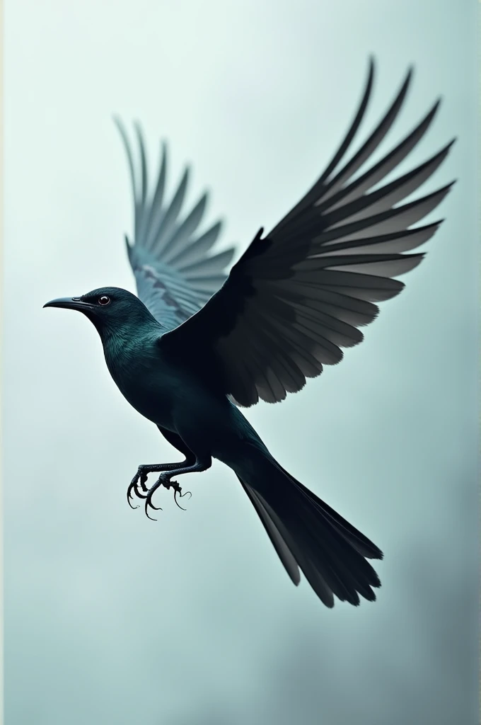 Blackbird in volo rovescio