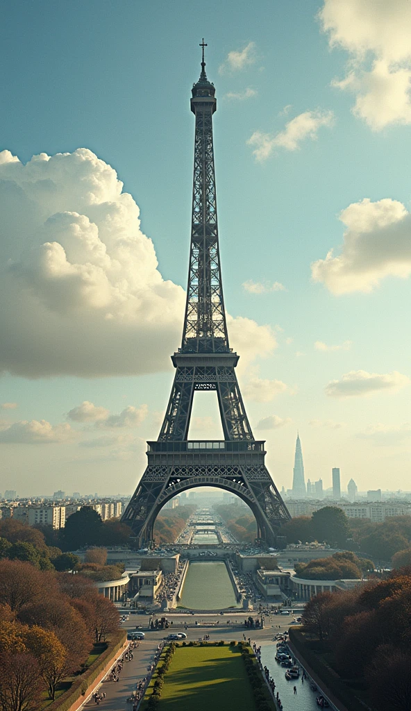 The Eiffel Tower Can Grow Taller