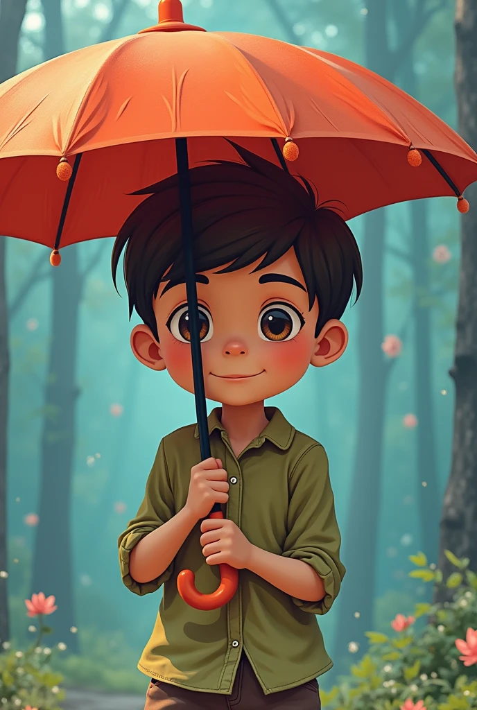 umbrella, boy