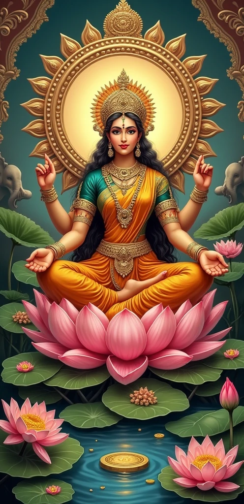 Hindu god lakshmi