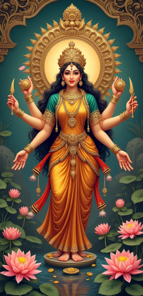 Hindu god lakshmi 