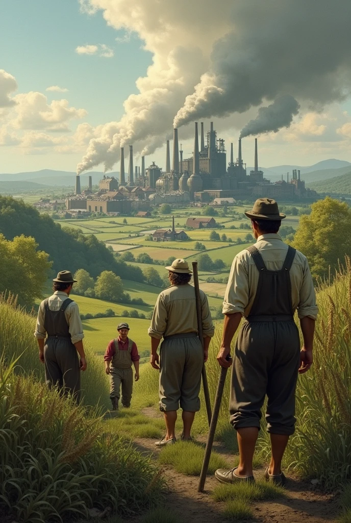 THE ORIGINAL ACCUMULATION OF THE INDUSTRIAL REVOLUTION GO A LITTLE FURTHER TO AGRICULTURE (It consists of the dissociation between producers and the means of production)