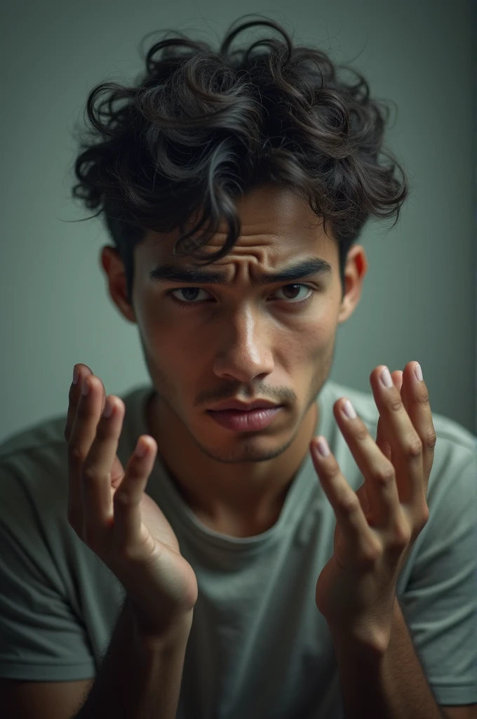 Confused young man 
