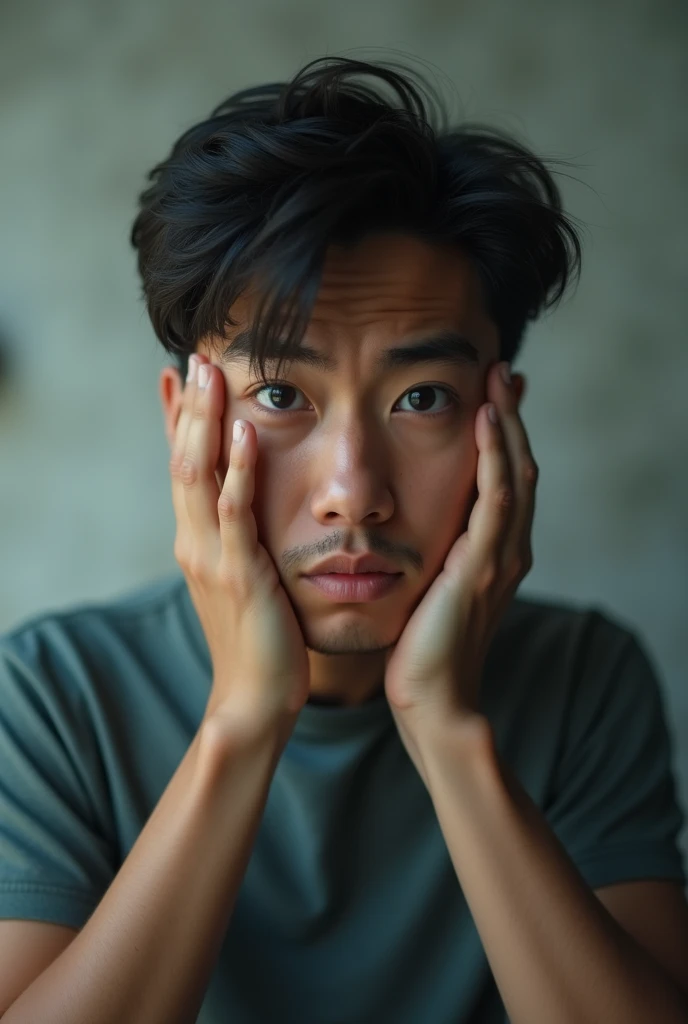 Confused young man 