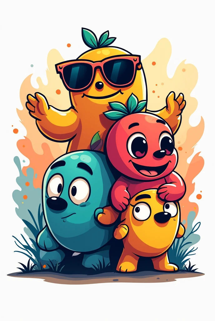 Dev toons official , logo