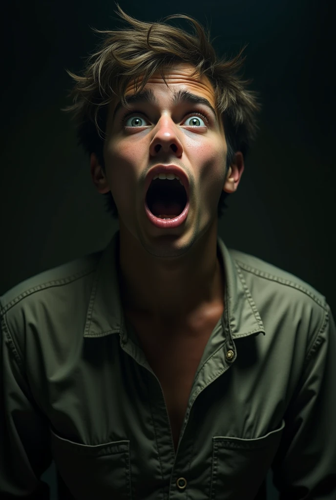 Shocking young man