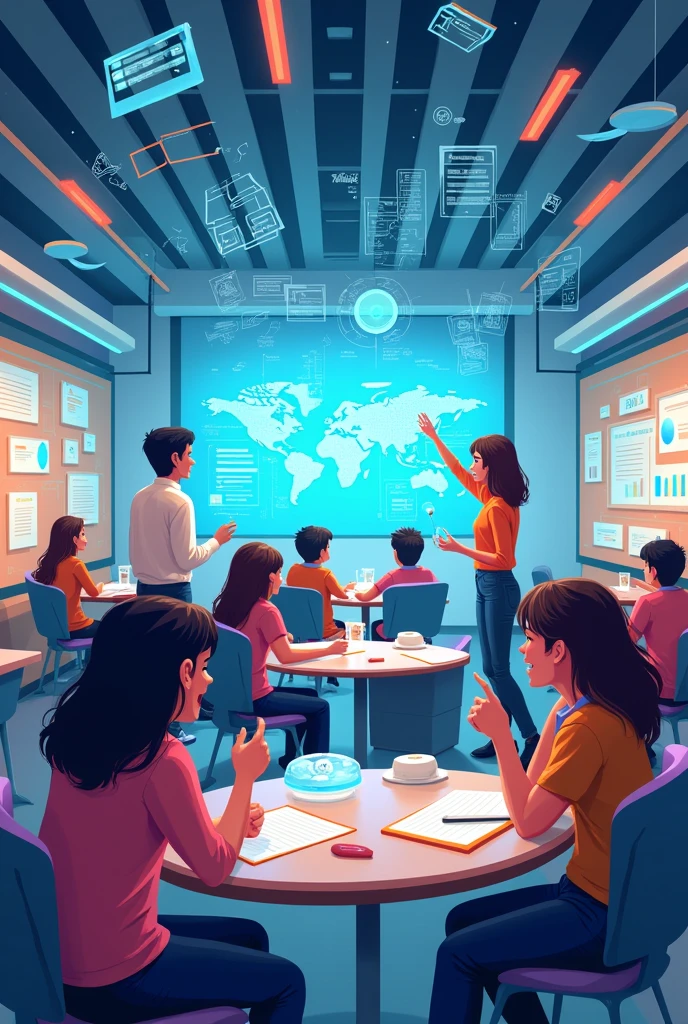 make a drawing about What innovation would you propose as a teacher to better improve 21st Century Education?