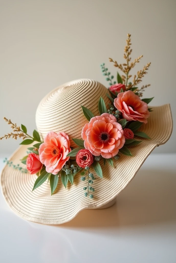Flower of a hat