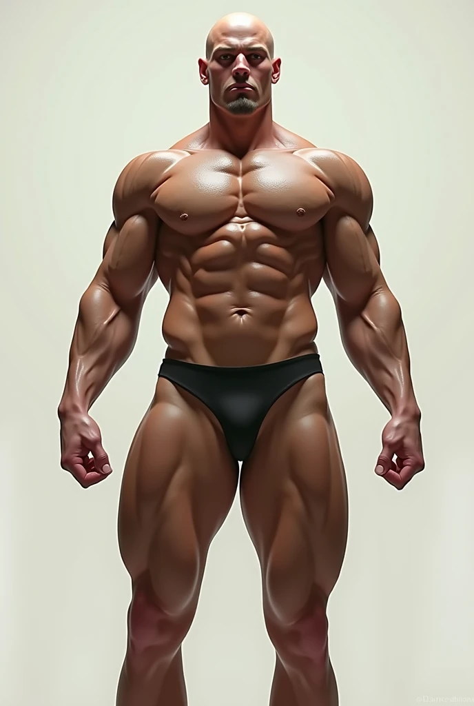 A big body builder , six pack abs trance gender, no clothes , big breasts ,