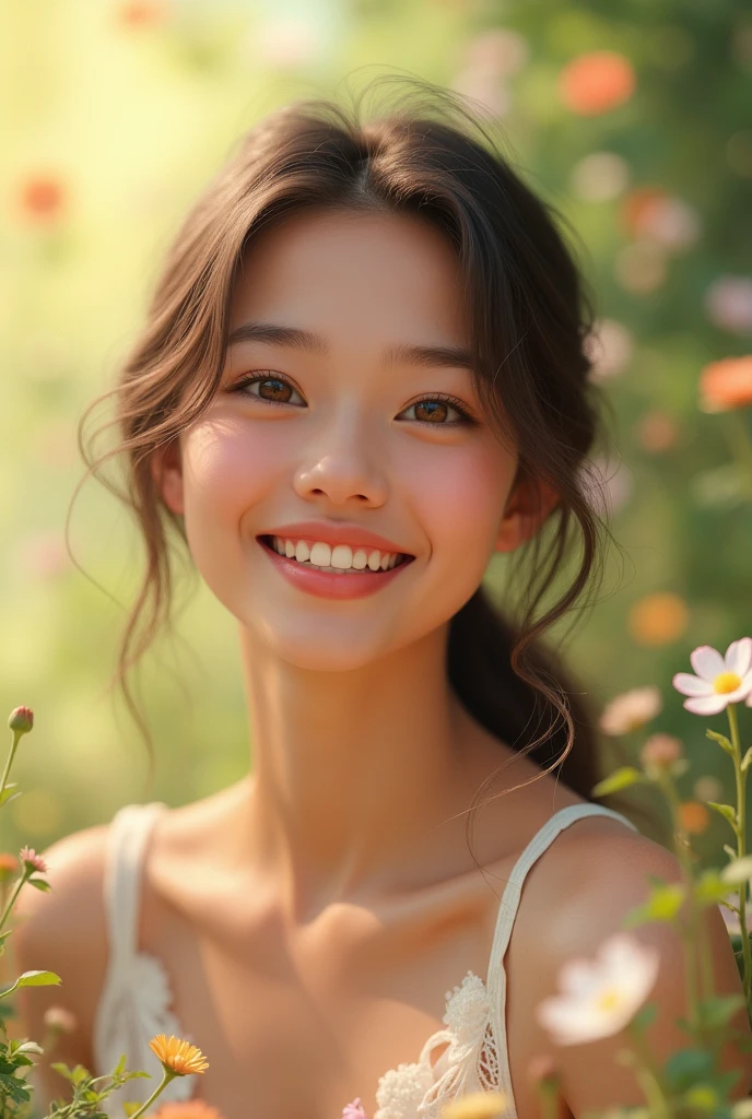 Happy with beautiful girl
