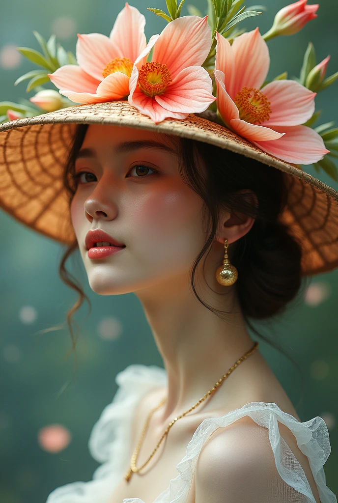 Flower for hat