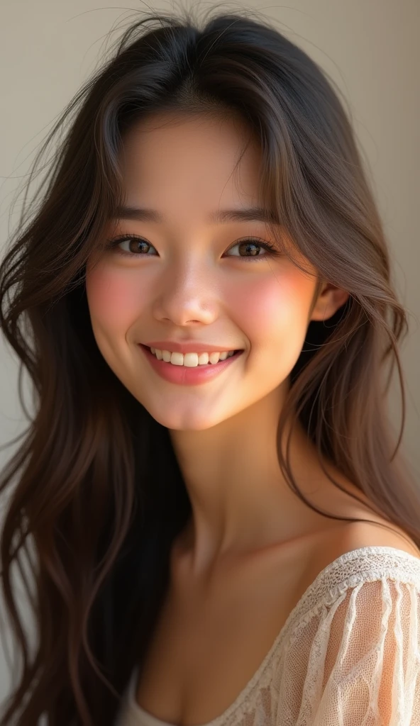 1girl, Smile, Long Hair, High Resolution, HD, 