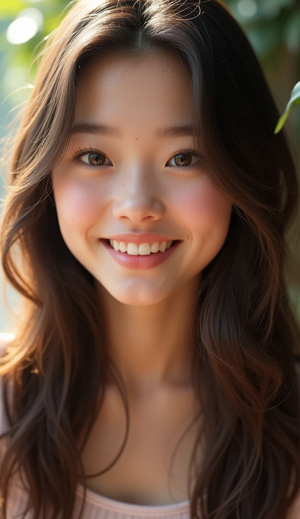 1girl, Smile, Long Hair, High Resolution, HD,