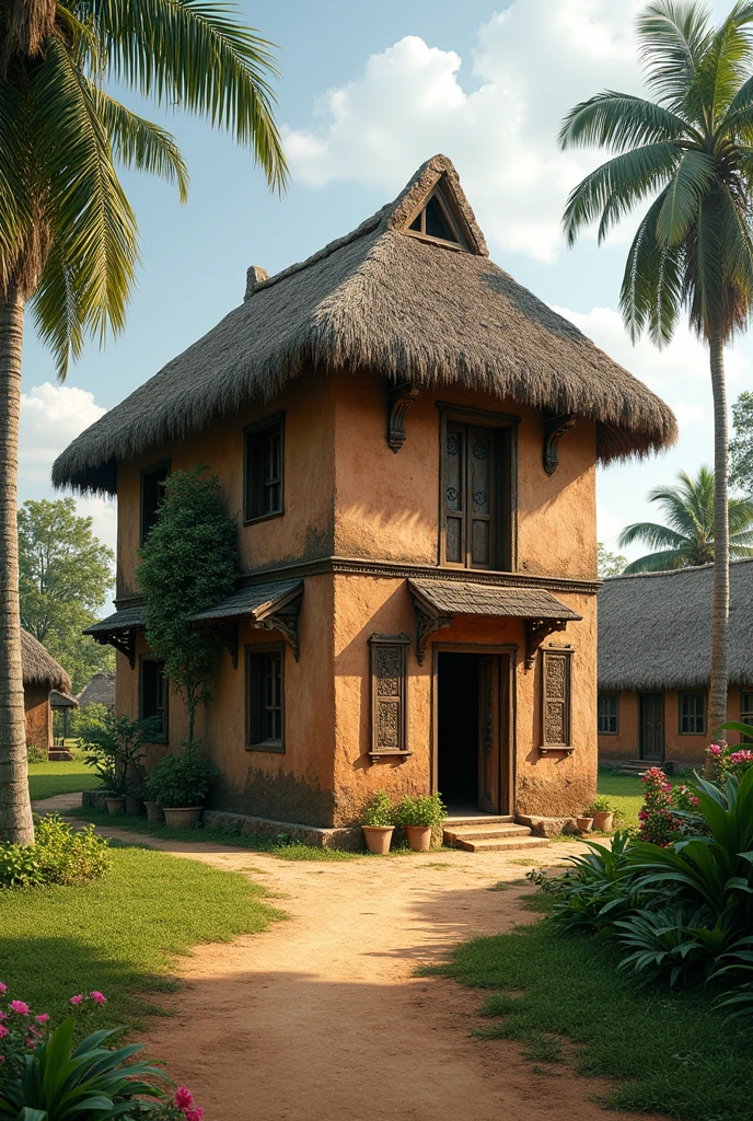 A oldest indian house in village in hd