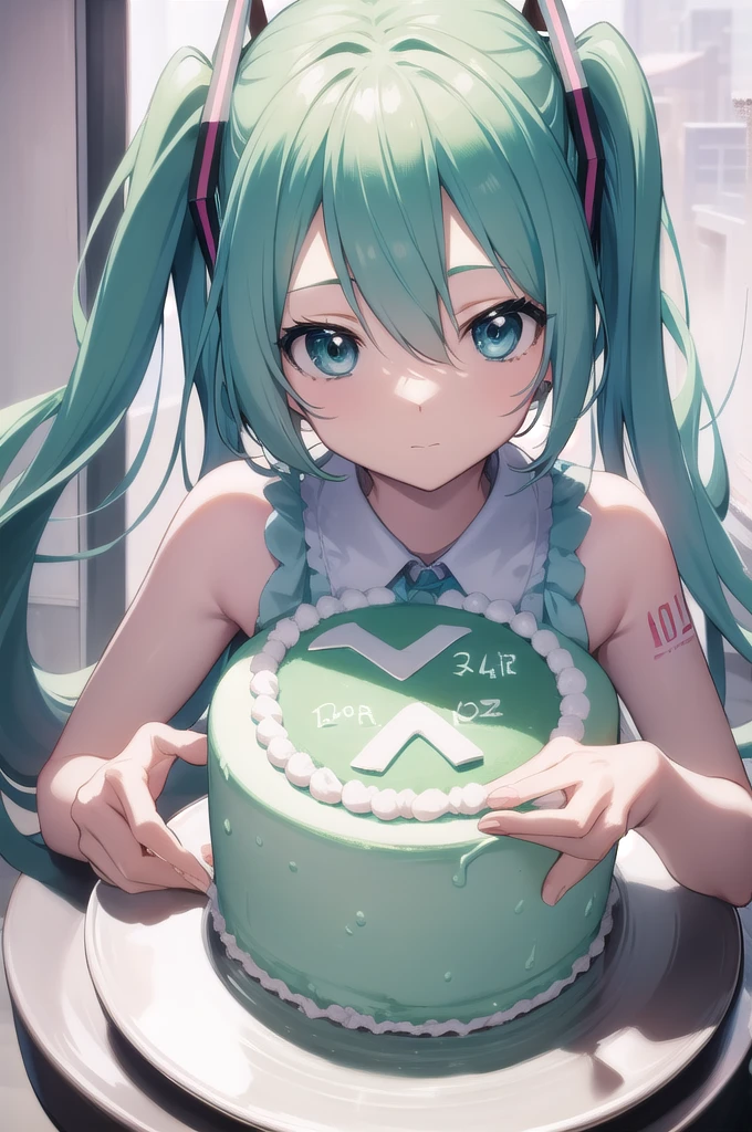Hatsune Miku, miku hatsune、Have a birthday cake、