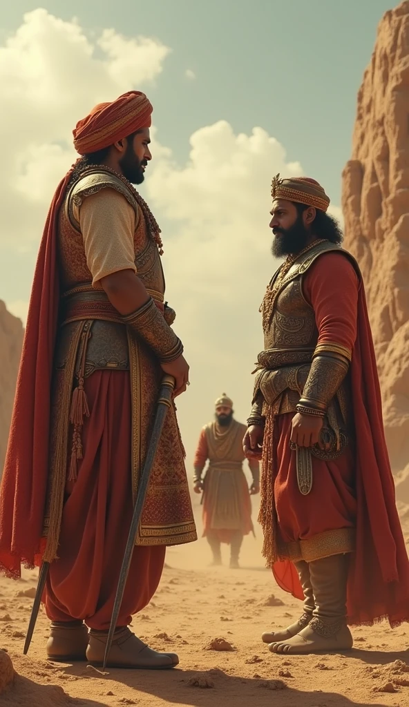 in desert 3d,"prithvi raj chouhan was realizing that by giving life to a devil like mohamad Ghori"