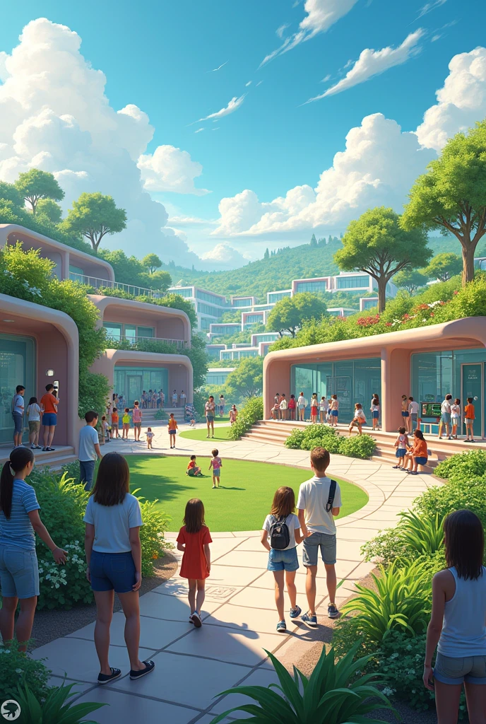 make a landscape drawing about What innovation would you propose as a teacher to better improve 21st Century Education?