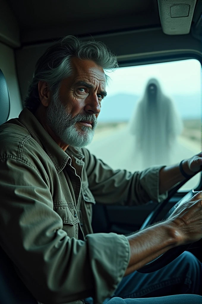 Truck Driver fight Mein Ek ghost
