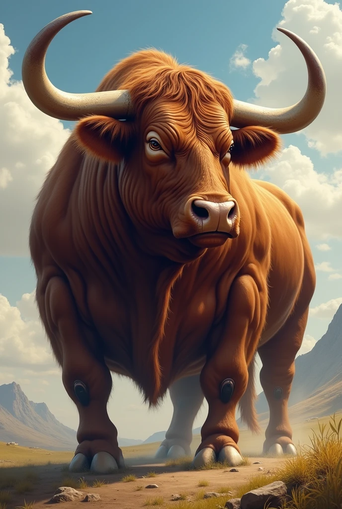 Powerful  cow