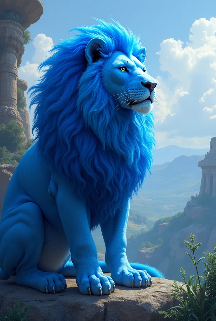 Armenia can be turned into a mythical beautiful blue lion