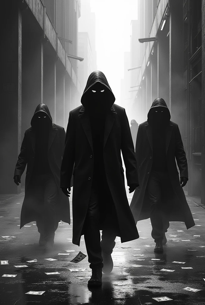 Black and white money heist bundle