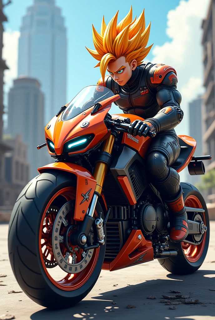 motorbike, Goku