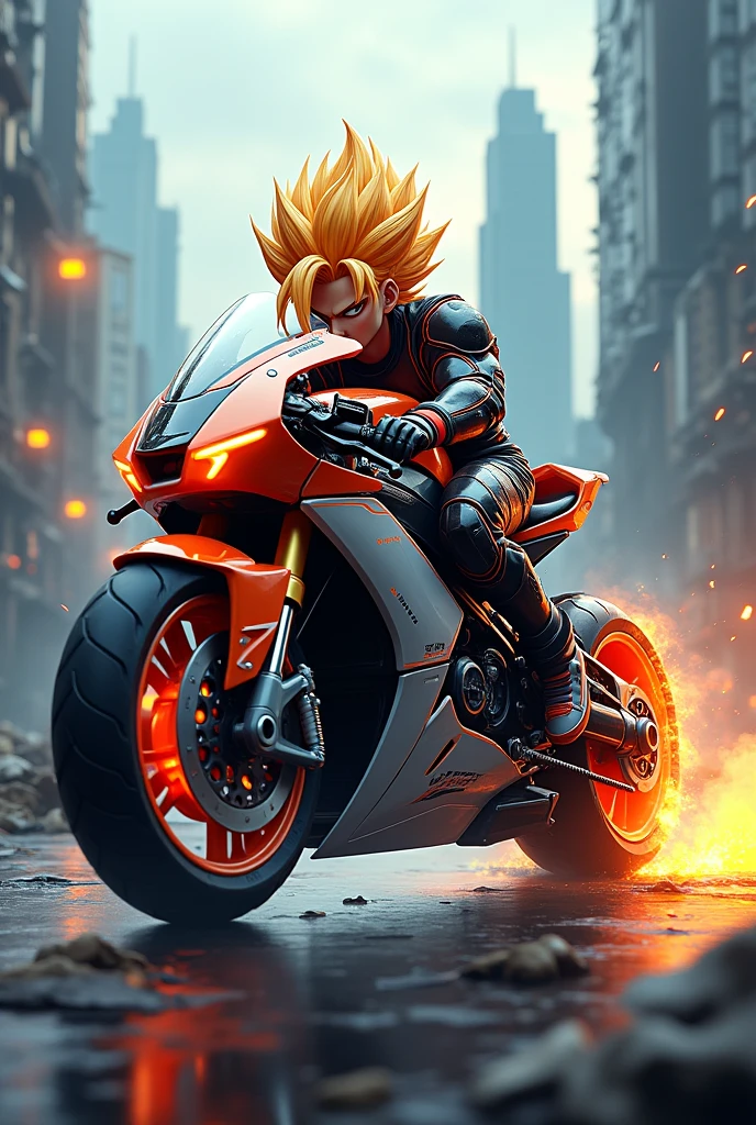 motorbike, Goku