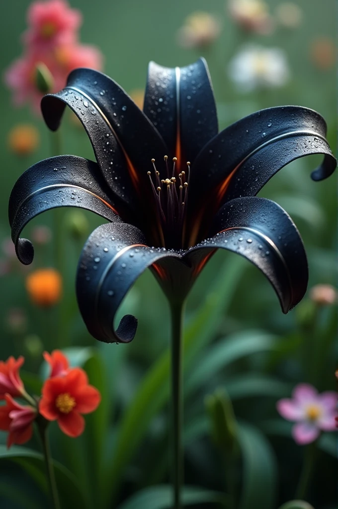 Black lily