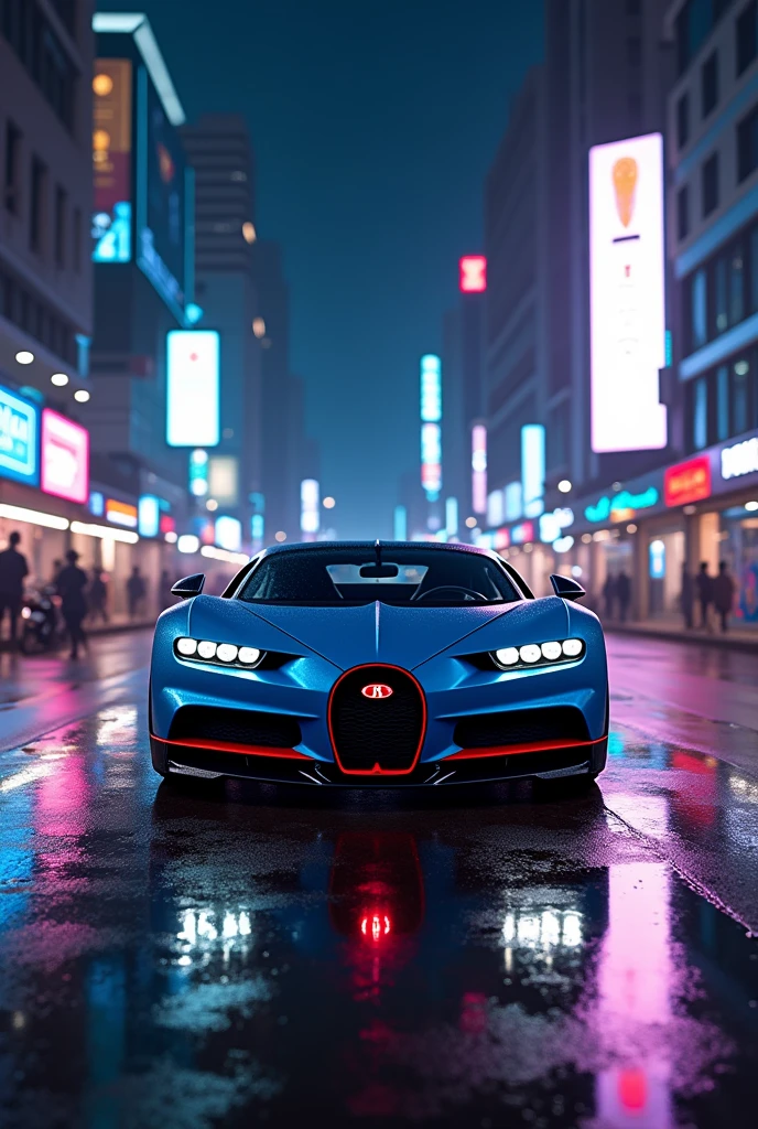 Bugatti Delhi night view