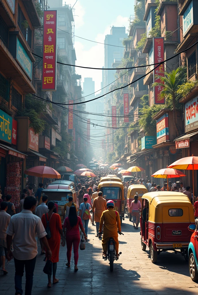 Mumbai city Street 