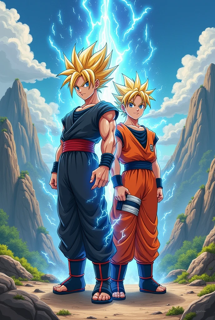 but Heberth became Goku and Gabriel became Naruto