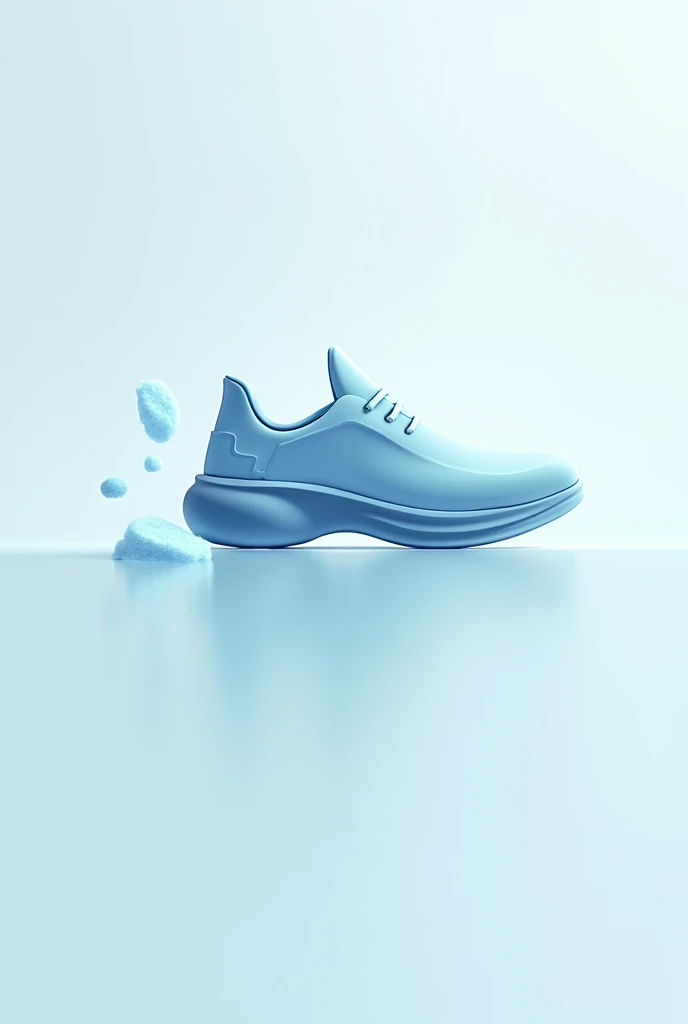 Make me a logo of self-cleaning shoes