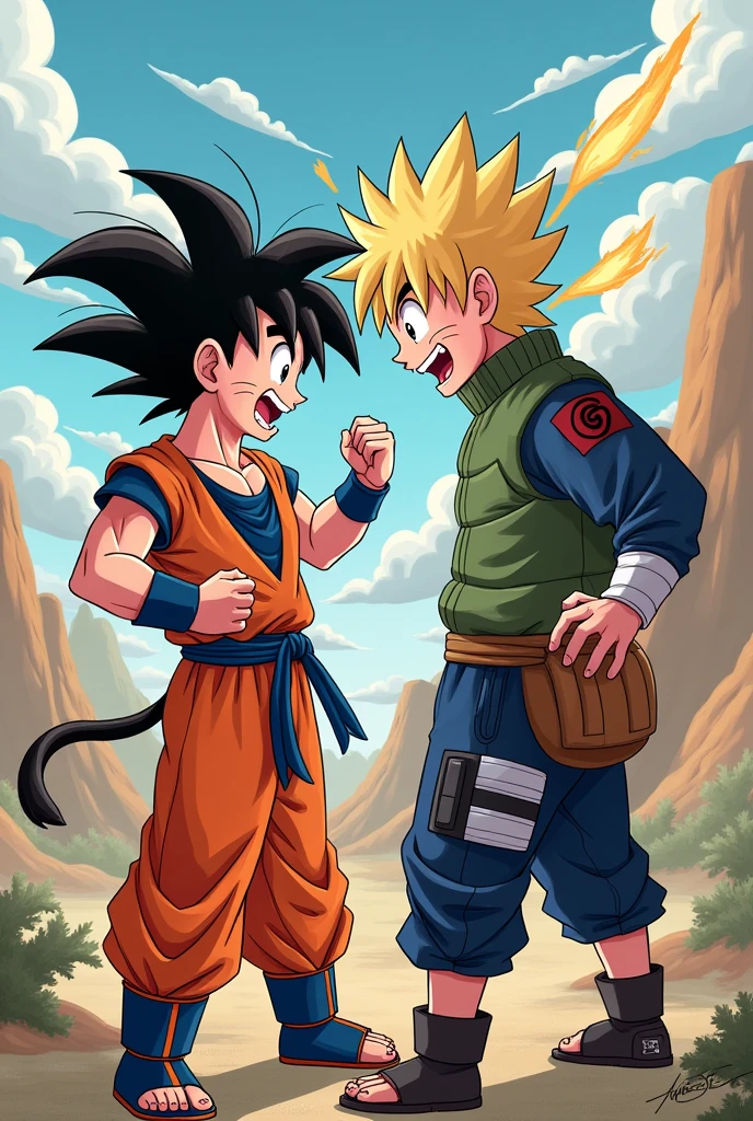 but Heberth became Goku and Gabriel Naruto, they hit him in the face and he hit one for Heberthe Hebrth showed his ass to Gabriel and I show him my ass