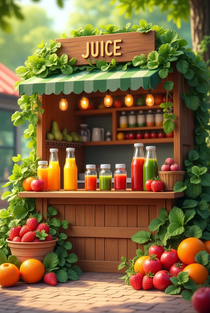 Background de vente de jus 