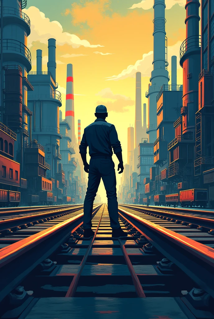 Illustration representing the concept of industry 
