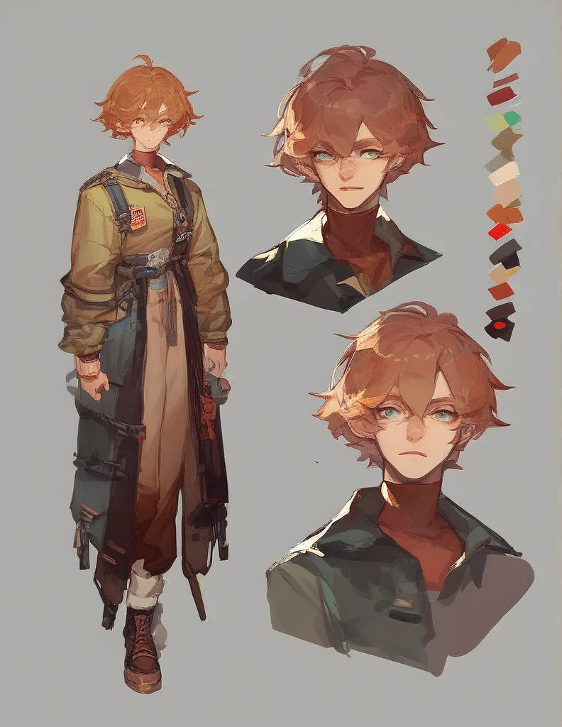 Yoru charecter concept sheet