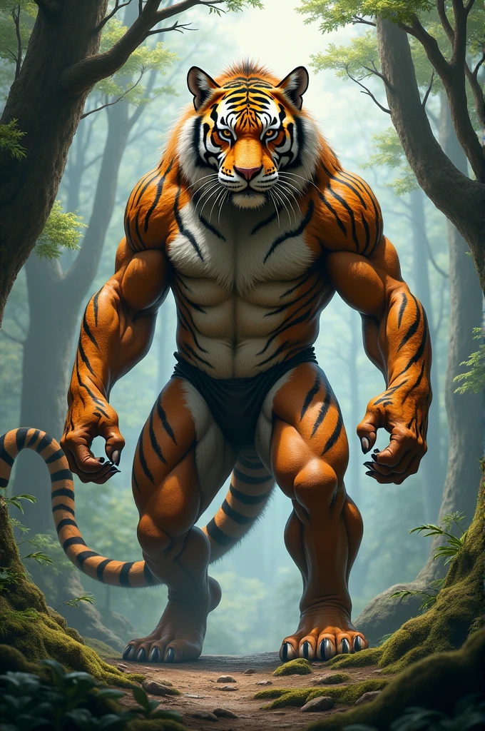 Half tiger half man