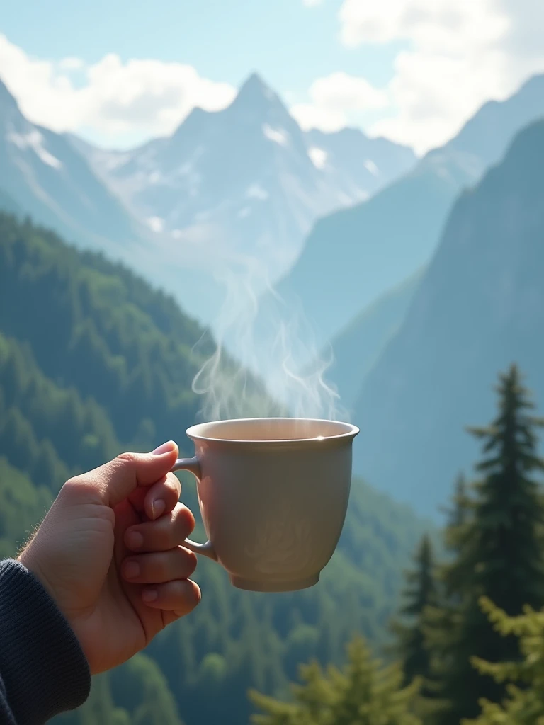 coffee in the mountain