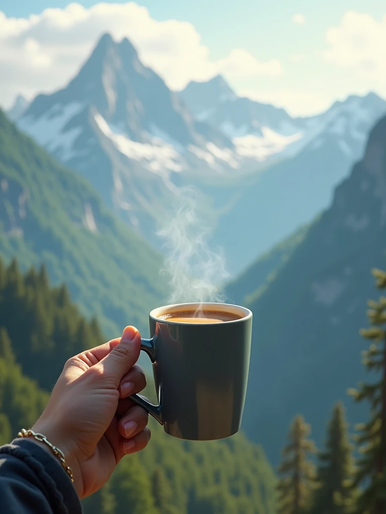 coffee in the mountain