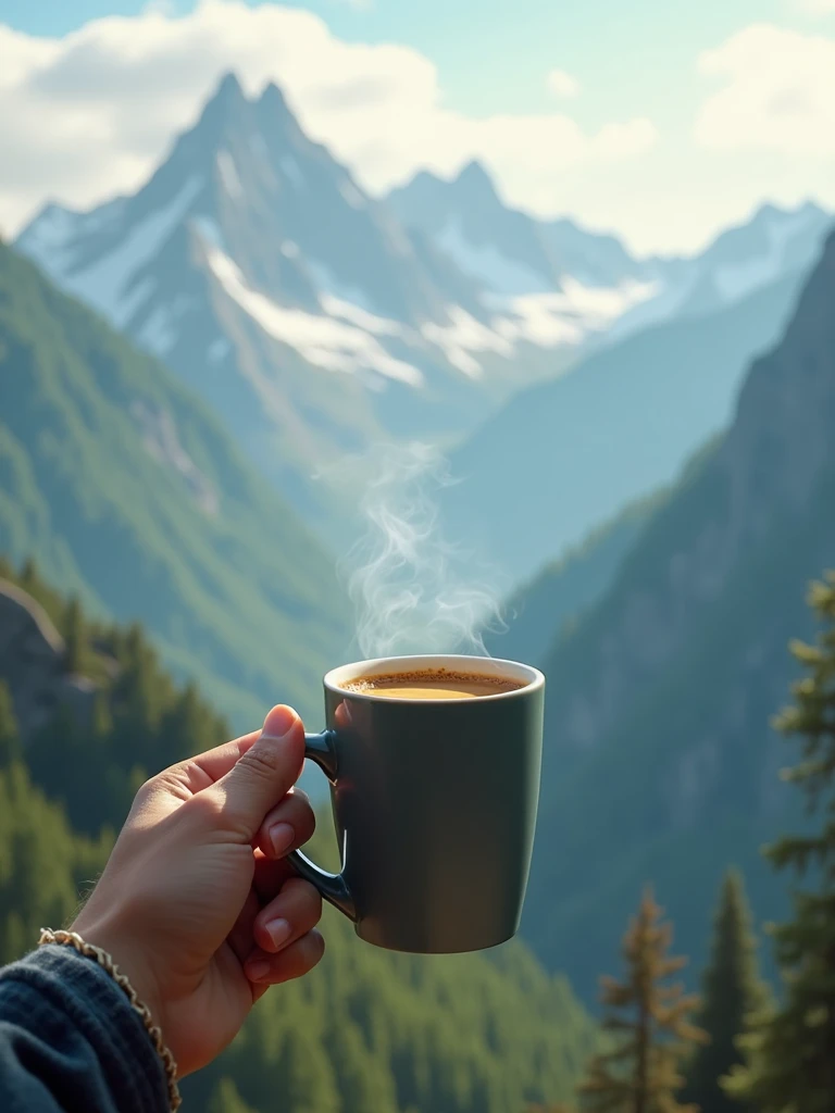 coffee in the mountain