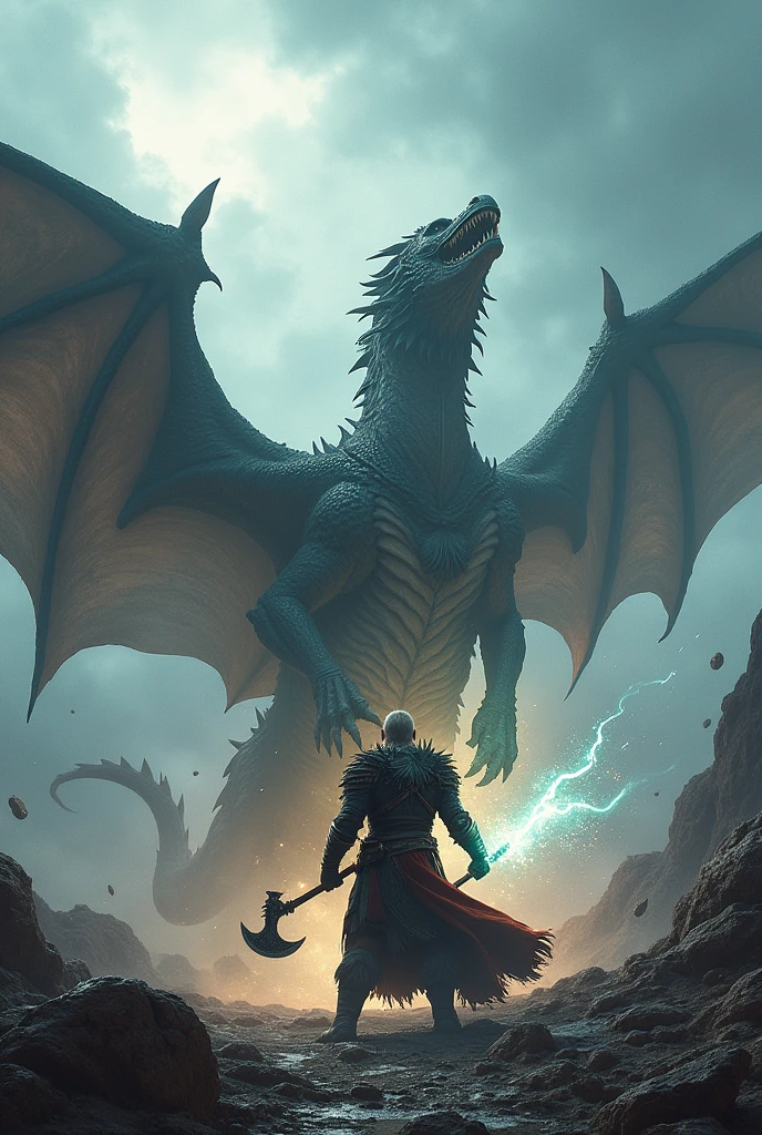 Dragonbane: Use Dragonrend to bring down a dragon, then engage it with your Steel War Axe and Nordic Greatsword. Shout Call of Valor to summon a hero from Sovngarde to fight by your side.