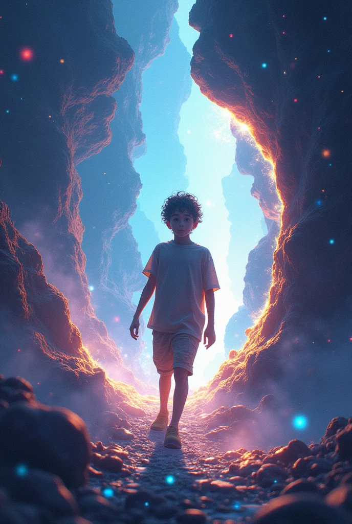 16 year boy enter in multiverse portal