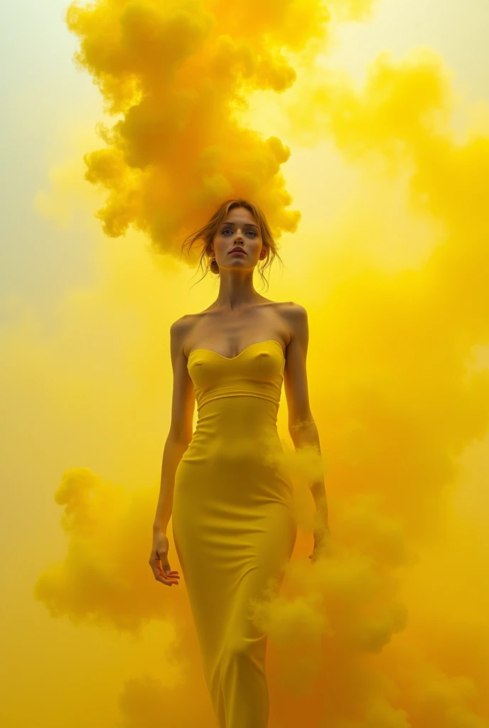 Masterpiece Farting Woman Yellow Smoke
